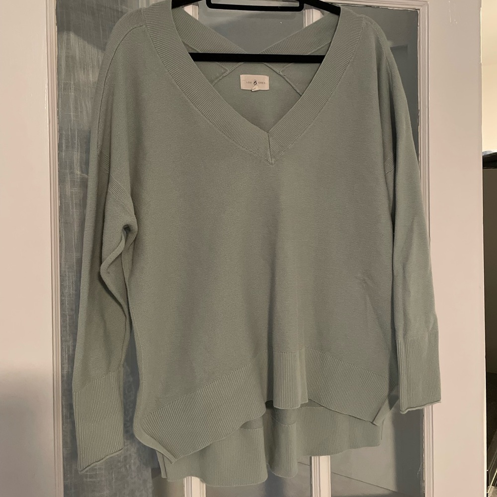 Lou & Grey V Neck Sweater